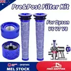 【2 Pack】 Dyson V6 V7 V8 Filter Kit Absolute Animal Motorhead Trigger Replacement