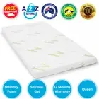 Laura Hill Cool GEL Memory Foam Mattress Topper - Queen with Luxury Cover