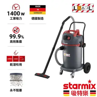 【Starmix 吸特樂】1400W 45L 半自動電磁脈衝清潔乾溼吹三用吸塵器(NSG ARDL-1445)