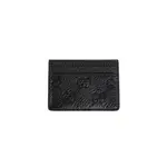 [GUCCI] GG Emblem Card Case Black