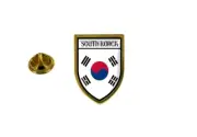 pins pin's flag national badge backpack hat shield world south korea