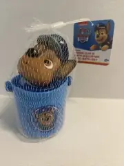 Nicklodeon Paw Patrol Chase Rinse Cup & Bath Squirter 2 Pc Set NWT