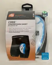 Shock Doctor Core Compression Short with Bio-Flex Athletic Cup Boys XL/M