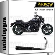 ARROW FULL SYSTEM EXHAUST CI REBEL BLACK ALUMINIUM KAWASAKI VULCAN S 650 2018 18