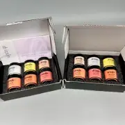 Drizzle Beauty Nails Manicure Dipping Powder Set of 6 Jars x 2 Pack (12 Total)