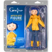 Coraline Articulated Figure Poseable Puppet with Attitude Raincoat Statue Toys