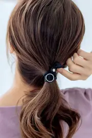 Stone Ring Hair Tie