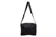 FIB Byron Canvas Laptop Messenger Bag - Black, Adjustable Strap, Fits 13" Laptop
