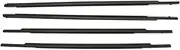 Door Seal Strip for Mitsubishi, for Outlander Sport GA 2010-2021 Window Outer Weatherstrip 4Pcs Side Door Glass Rubber Belt Moulding
