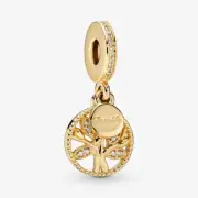 *BRAND NEW* Pandora 14k Sparkling Family Tree Dangle Charm 781728CZ/768661C01
