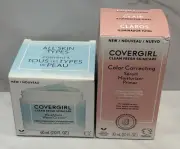 Covergirl Weightless Water Cream & Color Correcting Serum Moisturizer Primer