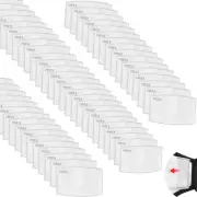 100PCS PM2.5 Activated Carbon Filters, Xinber 5 Layers Replaceable Filter Insert