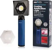 NextLED NT-V3505 Rechargeable Ceramic Coating Light, 1000 LM, CRI 95+, w/Detachable Light Diffuser, for Auto Detailing, Optimal Ceramic Car Coating, Paint correction Kit, Color Matching Tool