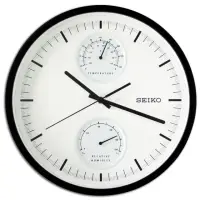 在飛比找momo購物網優惠-【SEIKO 精工】QXA525K 滑動式秒針溫度/濕度顯示