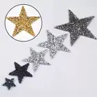 Rhinestone Star Patches Stickers Sew Iron on Appliques Badge Patch for Clothes