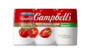 Campbell's 100% Tomato Juice, 5.5 fl oz Can (6 Pack)