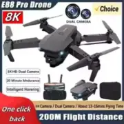 Foldable 8K Drone: E88Pro with Dual Cameras and Altitude Hold