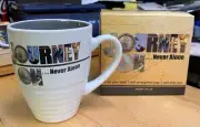 JOURNEY ON... Never Alone - Coffee Mug Bible Verse Isaiah 41:10 - NEW! (B3)