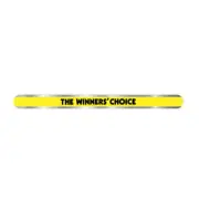 Mongoose - Winners choice YELLOW - seat clamp decal - old school bmx