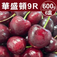 在飛比找momo購物網優惠-【甜露露】華盛頓9R櫻桃600gx6盒(每盒600g±10%