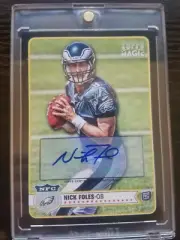 2012 Topps Magic Autographs Black Border #97 Nick Foles /5 RARE RC AUTO CARD 2/5