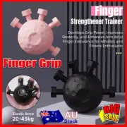 Finger Grip Hand Exerciser Stress Relief Grip Ball Wrist Strengthener Trainer RK