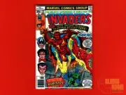 The Invaders #22 cover art 2x3" fridge/locker magnet Marvel Comics Group