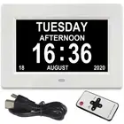 12 Alarms Digital LED Calendar Clock with Multi-Languages to Display. Medicine T