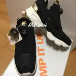 全新現貨 REEBOK INSTAPUMP FURY PM限量黑金 樹紋 女鞋 V62778 非熊貓 充氣 情人節禮物