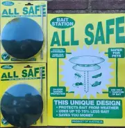 AUSTRALIAN MADE SNAIL BAIT ENVIRO-FRIENDLY SLUG BAIT STATION HOUSE REUSABLE X 2