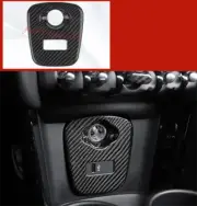 For 2014-2022 Mini Cooper F55 F56 Dry Carbon Fiber Cigarette Lighter Panel Trims (for: Mini)