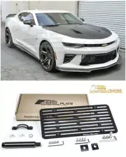 For 16-Up Chevrolet Camaro SS | Full Sized Tow Hook License Plate Mount Bracket (for: Chevrolet)