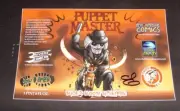 PUPPET MASTER 1 COMIC 5 X 8 BEER LABEL STICKER SIGNED CHAD CICCONI SHU BREW 2016