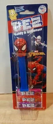 PEZ MARVEL HEROES: SPIDERMAN [On Spiderman/Ghost Spider card]