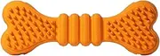 Dog Toys Teething Stick Interactive Toys Dog Chew Toys Tooth Cleaning Elasticity Small Big Dog Toys Rubber Pet Leaking Food Toys cleaning expends energy grinding teeth (Color : Orange)