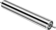 35kg/77lb Load Capacity Roller Conveyor Roller with 3.8cm/1.5" Diameter Stainless Steel Woodworking Roller 85cm/33.4" Long (TOTAL LENGTH 450mm/17.7in)
