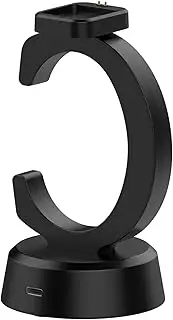 Disscool Replacement Charging Dock Cable Compatible with Xiaomi Smart Band 9 Pro/Band 9/Band 9 NFC/Band 9 Active, USB Magnetized Cable Charger Stand Smart Watch Accessories(with 1M/3.3FT Cable,Black)