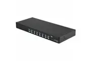 StarTech.com KVM Switchbox - TAA Compliant - 8 Computer(s) - 1 Local User(s) - 1920 x 1440 - 2 x USB - 9 x VGA - 1U - Rack-mountable