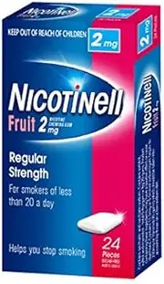 Nicotinell Fruit Chewing Gum 2mg 24 Pack