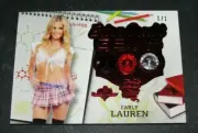 2018 Benchwarmer CARLY LAUREN Hot For Teacher EXTRA CREDIT GEMS Red 1/1 PLAYBOY