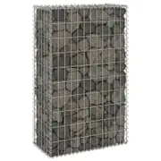 Gabion Wall With Covers Galvanised Steel 60X30x100 Cm Gabion Baskets