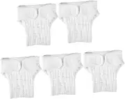 FONDOTIN Infant Nappies Nappy Liners 5-pack of Reusable Newborn Diapers Absorbent Cotton for Comfortable Fit Soft Breathable