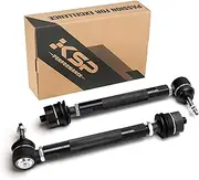 KSP Heavy Duty Tie Rods for 1999-2007 Chevy GMC Silverado Sierra 1500 2500, 0-6" Adjustable Tie Rod Ends Kit Fit Escalade Avalanche Suburban Tahoe Yukon 4x4 Trucks Only, 2PCS Front Lower Tie Rod Links