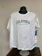 Columbia Women's Plus Size Cotton Varsity T-Shirt Size 3X