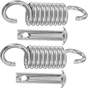 ORFOFE 2 Sets Porch Swing Springs Heavy Duty Spring with Pin Hammock Hanging Chair Extension Springs for Ceiling Mount Outdoor Indoor Hanging Kit Swing Springs