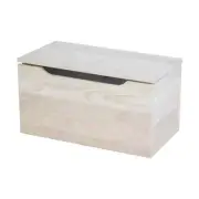International Concepts Unfinished Trunks 12" Storage Chests Durable Rubberwood