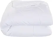 Royal Comfort Quilt Duvet Blanket 800GSM Winter Weight Ultra Warm Breathable (White, Double)