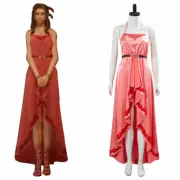 Final Fantasy VII:7 Remake Aerith Wall Market the Honeybee Inn Peach Dress Pink