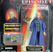 STAR WARS SENATOR PALPATINE with Senate Cam Droid Hasbro CommTech Chip 1998 Seal
