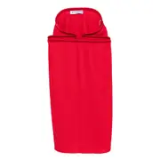 [Duran Lantink] Duran Lantink Pleated Midi Skirt II NUMERIC RED